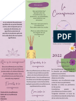 Brochure Aceites Escenciales Delicado Lila Amarillo Rosa Blanco Verde Pastel