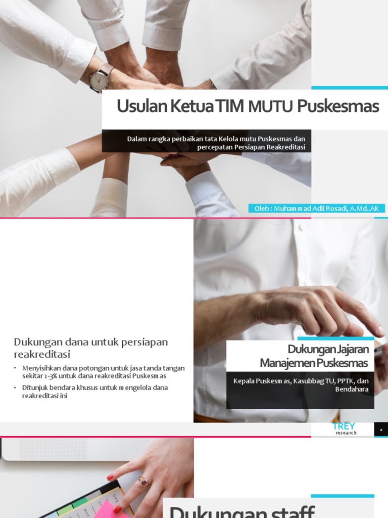 Usulan Ketua TIM MUTU Puskesmas | PDF