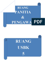 Ruang Panitia Pengawas Dan Peserta Unbk