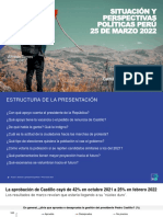 Alfredo Torres - Situación y Perspectivas Políticas Perú Al 25 de Marzo 2022