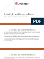 Introduoaos Elementos Finitos