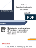 1.1 Introduction To Data Structures