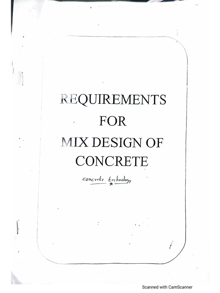 Code Book For Concrete Technology | PDF