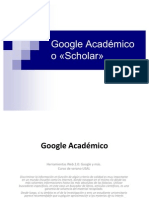 Google Académico/Google Scholar. Búsquedas Científicas y Técnicas.