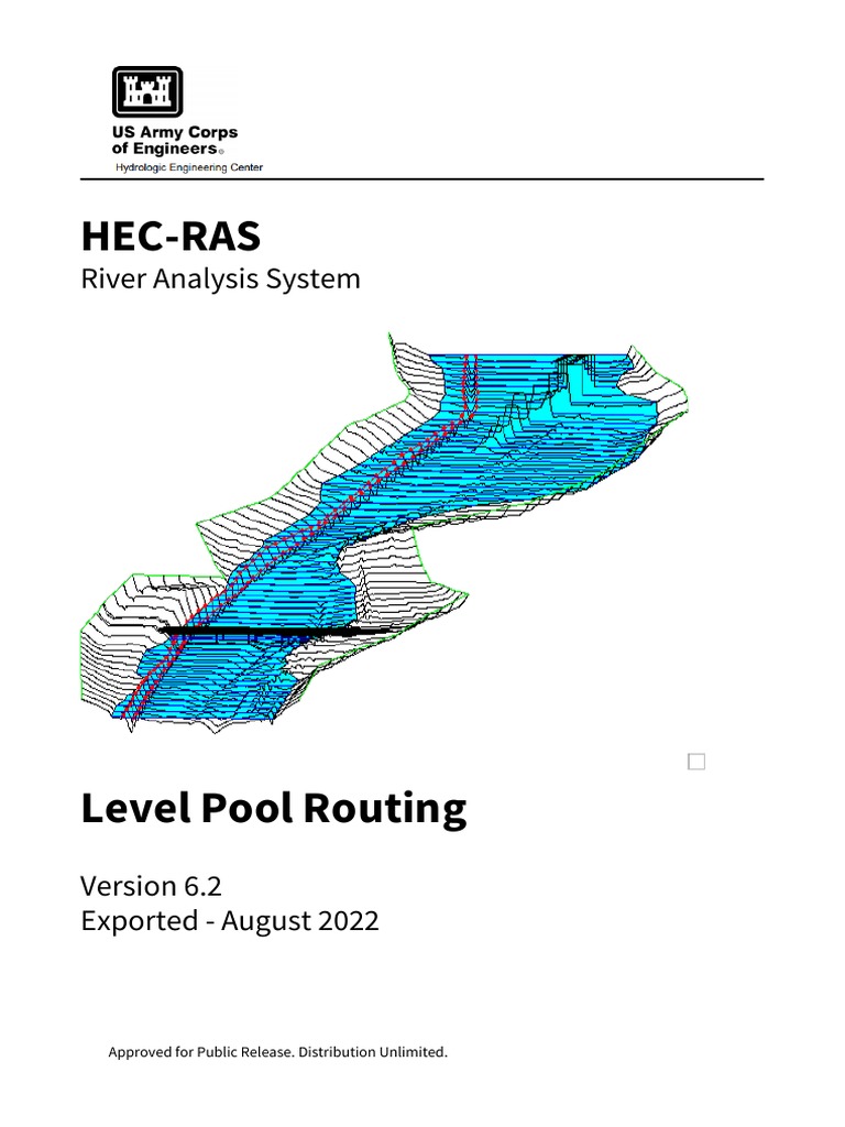 HEC-RAS Level Pool Routing Guide | PDF | Reservoir | Discharge (Hydrology)