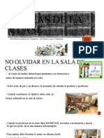 Reglas de La Clase de Educación Física y Salud