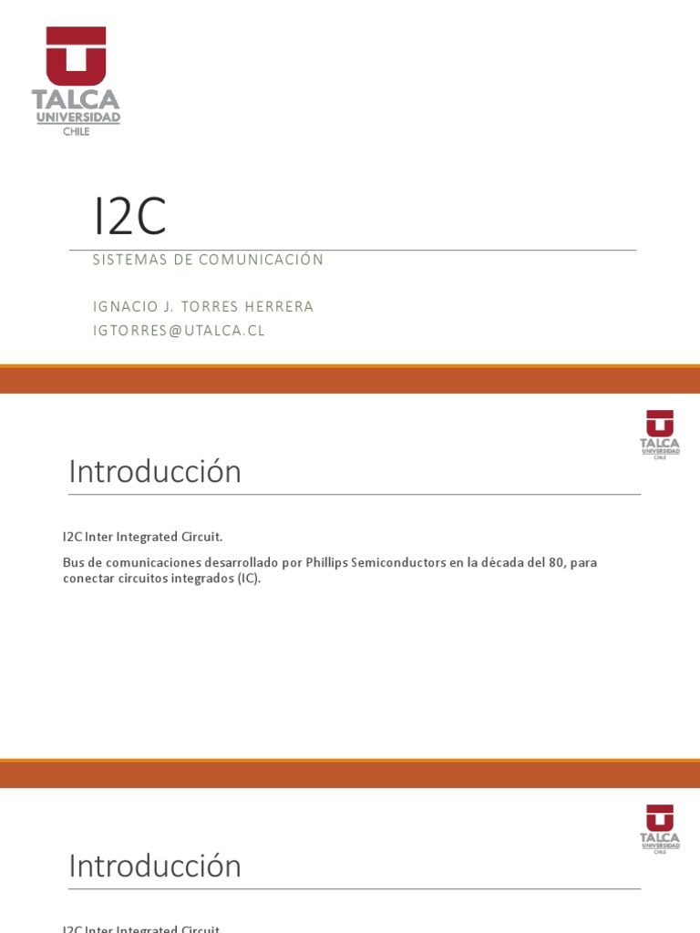 Sesión 1 - I2C | PDF | Ingeniería Informática | Ciencias de la Computación