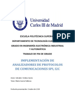 Implementación de Analizadores de Protocolos de Comunicaciones Spi, I2C