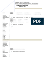 Formulir Data Pegawai Rs Patar Asih