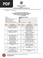 English 6 Most Least RDA ANALYSIS