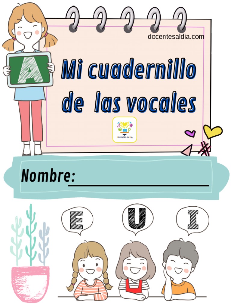 Mi Cuadernillo de Las Vocales | PDF | Artes del Lenguaje y Comunicación ...