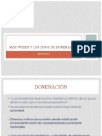 Presentacion Max Weber Economc3ada y Sociedad - Tipos de Dominacic3b3n PPTX 1