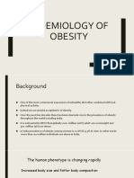 Epidemiology of Obesity