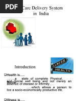 Health Care Delivery System in India