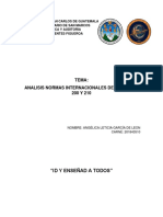 Analisis Normas Internacionales de Auditoria 200 y 210