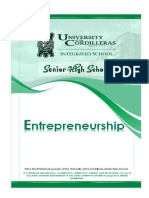 Module 3. Entrepreneurship