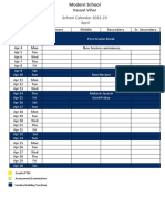 School Calendar 2022 23