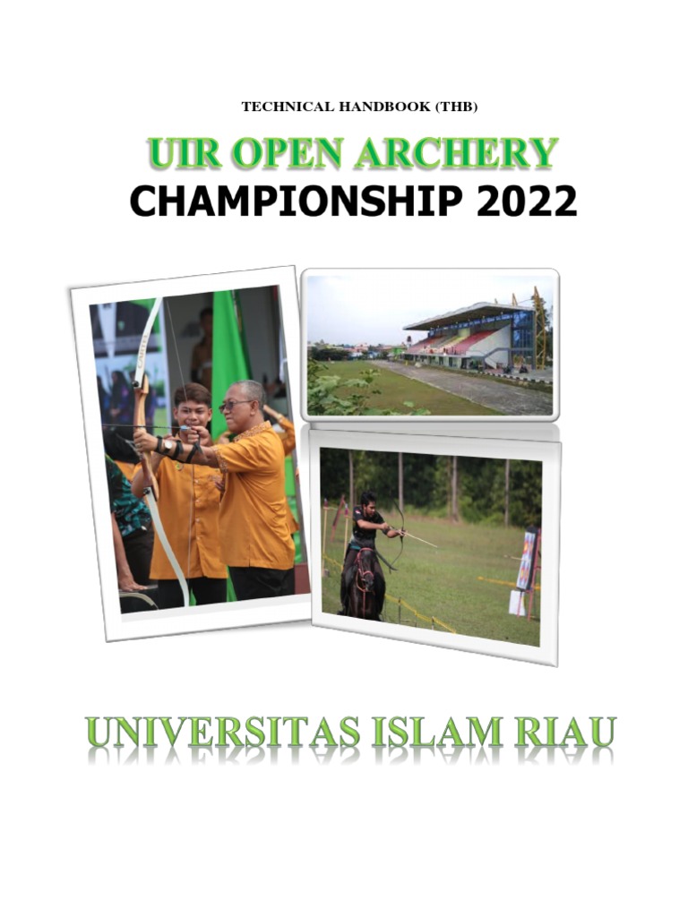 BARU Technical Handbook UIR Open Archery Championship 2022 PDF