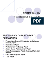 Dasar Dasar Perpajakan