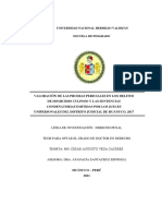 Valoración de Las Pruebas Periciales en Los Delitos Homicidio Culposo