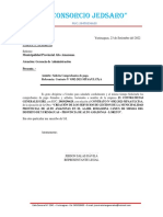 Carta #008-2022 - Solicitud de Comprobantes de Pago