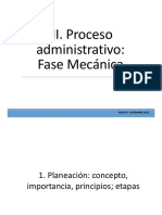 Iii - Proceso Administrativo Fase Mecanica - Planeación