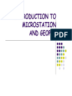 INTRODUCTION TO MICROSTATION (Part-1)