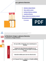 Lengua y géneros literarios: introducción