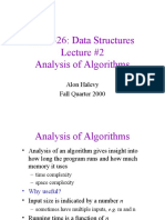 CSE 326 Lecture 2: Analysis of Algorithms