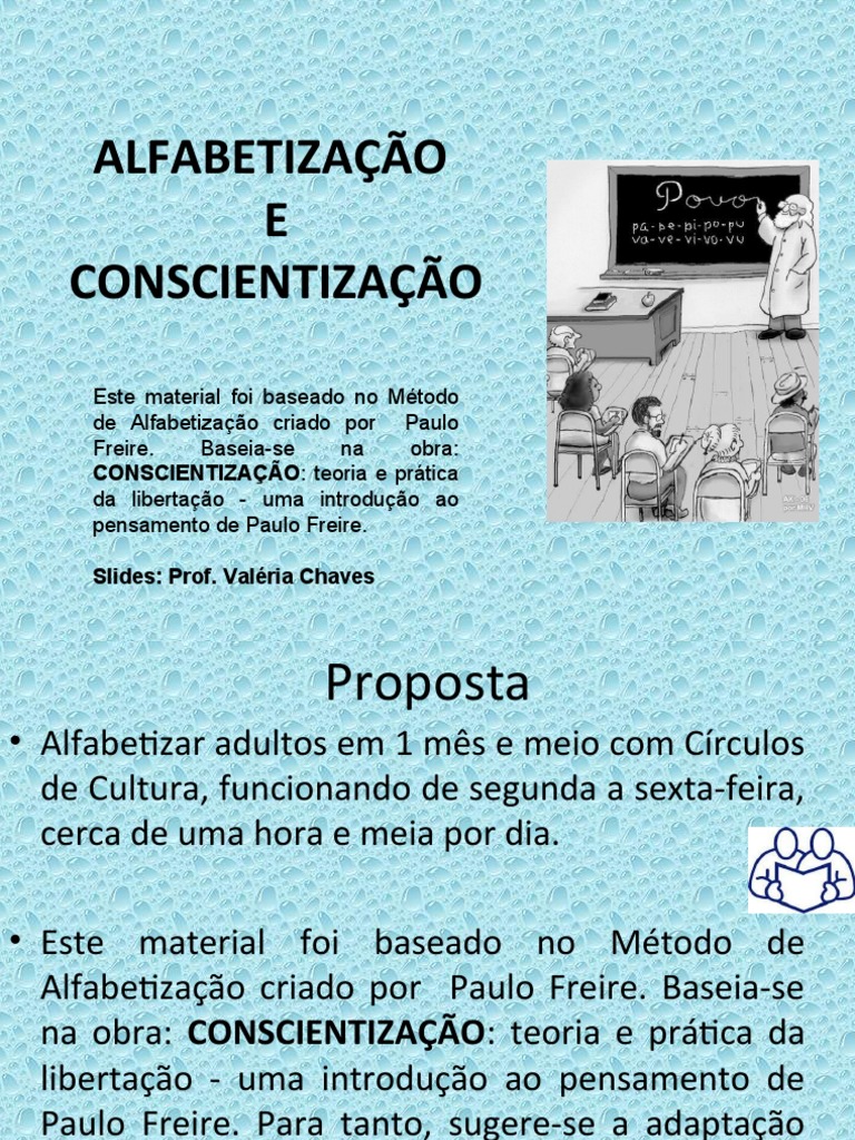 Método de Alfabetização Paulo Freire | PDF | Alfabetização | Aprendizado