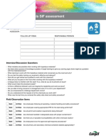 SIF Assessment Forms HAZARDOUS MATERIALS