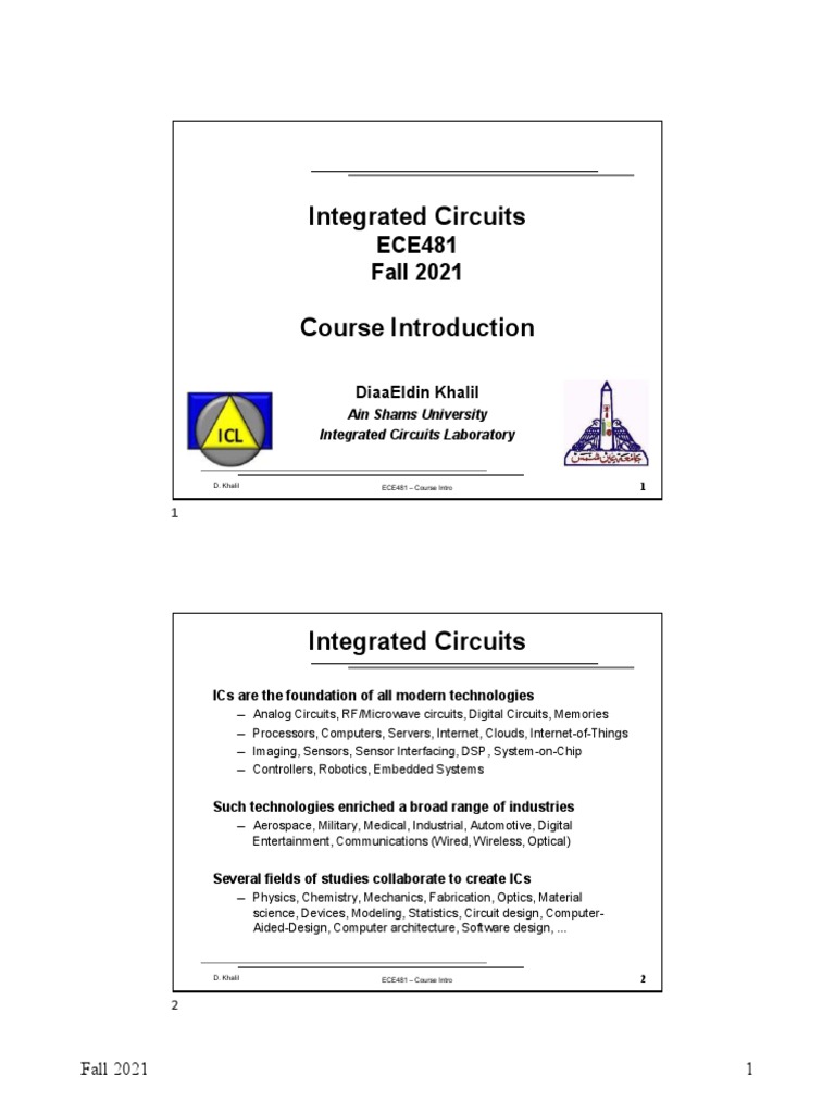 M0-01 Course Introduction | PDF | Integrated Circuit | System On A Chip