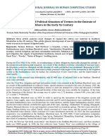 Economic, Social and Political Situation of Termez in The Emirate of Bukhara in The Early XX Century