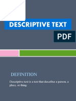 3.4. Descriptive Text
