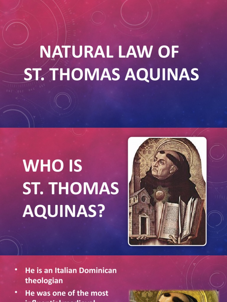 Aquinas' Natural Law Explained | PDF | Natural Law | Thomas Aquinas