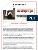BADGERS & Bovine TB:: To Cull or Not To Cull
