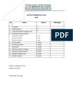 Daftar Permintaan CSSD 2022