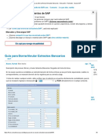 Guia para Borrar - Anular Extractos Bancarios - Educación - Tutoriales - Ayuda SAP