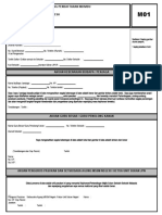 Borang Pendaftaran M01 terkini 2