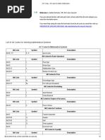 ALT Codes - Alt Codes For Maths - Mathematics