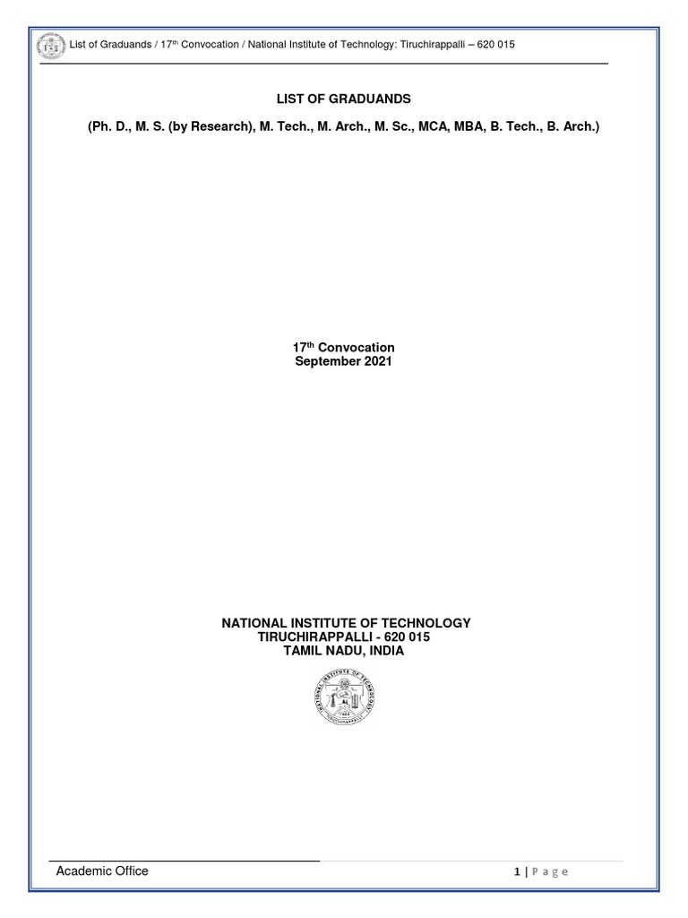 Graduands Convocation 2021 v6 | PDF | Photovoltaic System | Machine ...