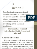 What Is Introduction ?