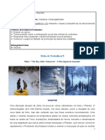 Ficha de Trabalho sobre Filme “The Day After Tomorrow – O Dia depois de Amanhã”