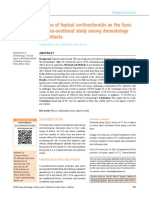 Jurnal Misuse of Topical Corticosteroids On The Face