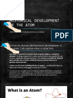 Historical Development of The Atom