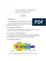 Mutual Interference Mitigation For Automotive Radar Systems