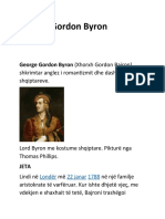 George Gordon Byron (Xhorxh Gordon Bajron)