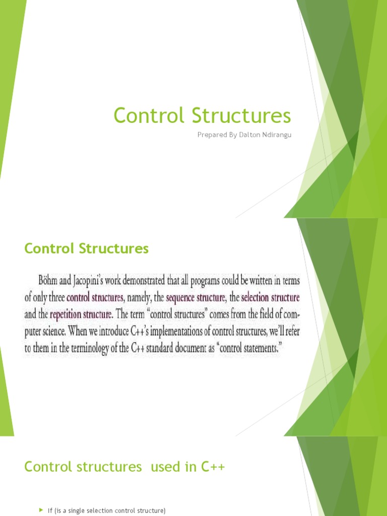 Week 3 & Week 4 Control Structures | PDF | Control Flow | Mathematics