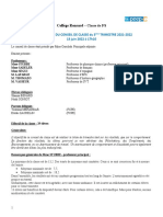 Collège Ronsard - : Compte-Rendu Du Conseil de Classe Du 3 TRIMESTRE 2021-2022 13 Juin 2022 À 17h10