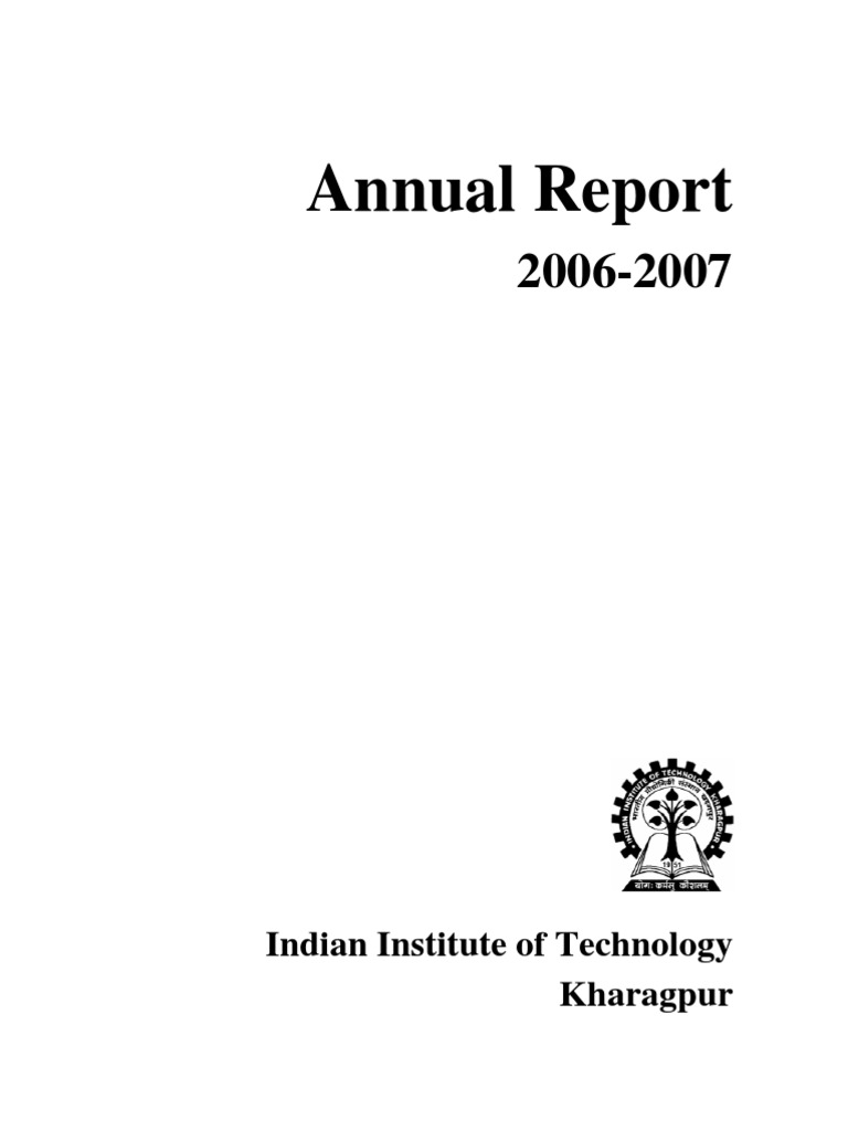Iit KGP 06 07 PDF Engineering Science And Technology photo